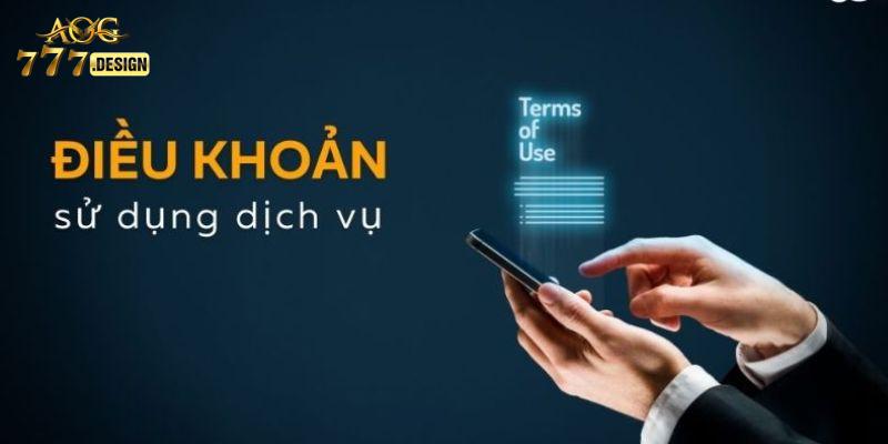 Lưu ý trong điều khoản về sử dụng tại Aog777.com