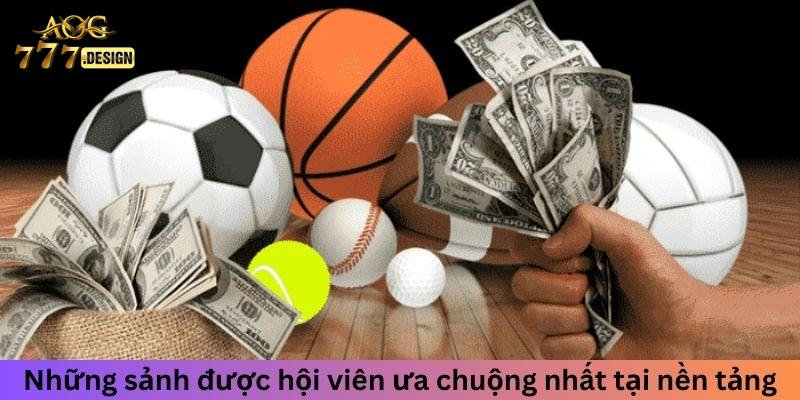 Những sảnh được hội viên ưa chuộng nhất tại nền tảng